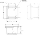 N4X   FG   CHSC Series     Fiberglass Enclosures Hinged with Screw Cover-2
