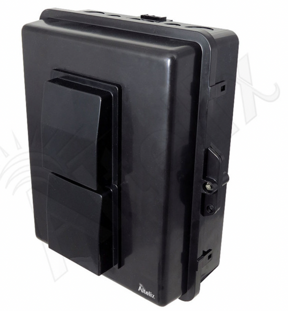 Altelix Weatherproof Vented Enclosure for Arris® SURFboard® S33 DOCSIS® 3.1 Cable Modem with 120VAC Outlets and Power Cord