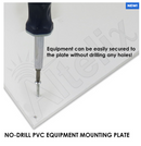 Altelix 12x9x9 Polycarbonate + ABS NEMA 4X RF Transparent Outdoor WiFi Enclosure with No-Drill PVC Equipment Mounting Plate, 120 VAC Outlets & Power Cord-3