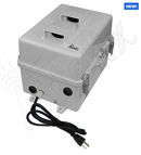 Altelix 12x9x9 Polycarbonate + ABS Vented Enclosure with Aluminum Equipment Mounting Plate, 120 VAC Outlets & Power Cord-2