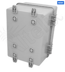 Altelix 12x9x9 Polycarbonate + ABS Vented Enclosure with Aluminum Equipment Mounting Plate, 120 VAC Outlets & Power Cord-3