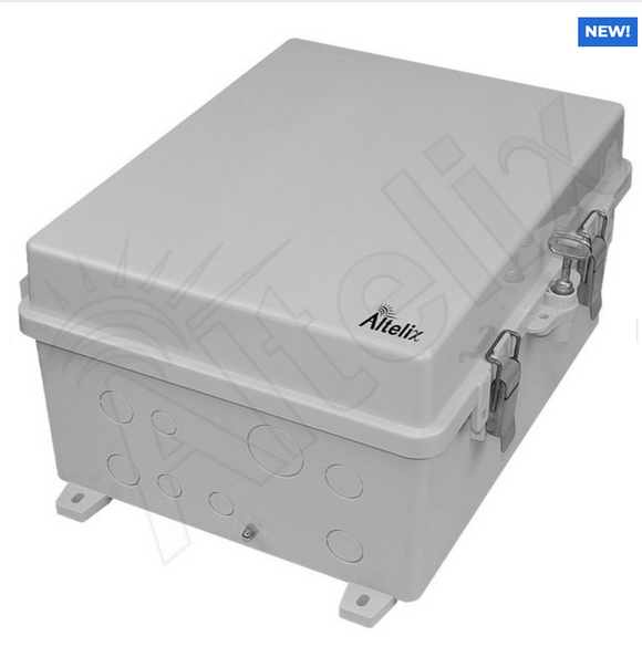 Altelix 14x11x7 Polycarbonate + ABS NEMA 4X RF Transparent Outdoor WiFi Enclosure