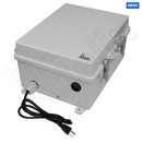 Altelix 14x11x7 Polycarbonate + ABS NEMA 4X RF Transparent Outdoor WiFi Enclosure with 120 VAC Outlets & Power Cord-2