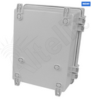 Altelix 14x11x7 Polycarbonate + ABS Vented RF Transparent Outdoor WiFi Enclosure with Cooling Fan, 120 VAC Outlets & Power Cord-3