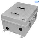 Altelix 14x11x7 Polycarbonate + ABS Vented RF Transparent Outdoor WiFi Enclosure with No-Drill PVC Equipment Mounting Plate-3