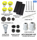 Altelix 14x11x7 Polycarbonate + ABS Vented Enclosure with Aluminum Equipment Mounting Plate-4