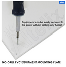 Altelix 14x11x7 Polycarbonate + ABS Vented RF Transparent Outdoor WiFi Enclosure with No-Drill PVC Equipment Mounting Plate, Cooling Fan, 120 VAC Outlets & Power Cord-2