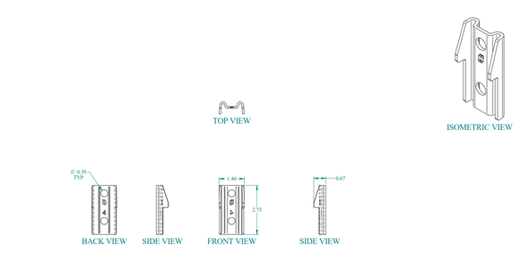 Mounting Feet - Set of 4 - 304 SS