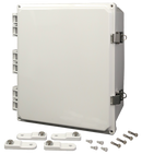 Integra - Premium Line | Polycarbonate | Hinged Cover | Opaque | Stainless Steel Locking Latch | Mounting Feet | White-8