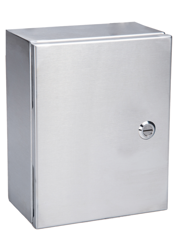 Integra - Strongbox Standard Enclosure | 304 Stainless Steel | PingeTM | Quarter Turn Latch | Bolted Tabs