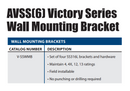 AVSS(6) Victory Series Wall Mounting Bracket-2