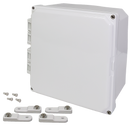 Integra - Premium Series | Hinged Cover | Opaque | Mounting Feet | White-3