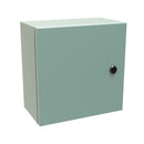 Eclipse Series     Painted Type 4 Mild Steel Enclosures with Concealed Hinge and Quarter   Turn Latch ANSI 61 Gray-1