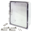 Integra - Premium Series | Polycarbonate | Hinged Cover | Clear | Mounting Feet | White-7