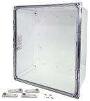 Integra - Premium Series | Polycarbonate | Hinged Cover | Clear | Mounting Feet | White-10