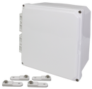 Integra - Premium Line | Polycarbonate | Hinged Cover | Opaque | Mounting Feet | 6P | White-3