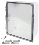 Integra - Premium Line | Polycarbonate | Hinged Cover | Clear | Mounting Feet | 6P | White-9