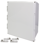 Integra - Premium Line | Polycarbonate | Hinged Cover | Opaque | Mounting Feet | 6P | White-9