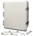 Integra - Premium Line | Polycarbonate | Hinged Cover | Opaque | Stainless Steel Locking Latch | Mounting Feet | White-7