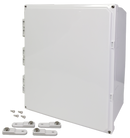 Integra - Premium Series | Hinged Cover | Opaque | Mounting Feet | White-9