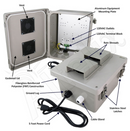 Altelix Vented Fiberglass Weatherproof NEMA Enclosure with 120 VAC Outlets and Power Cord-2