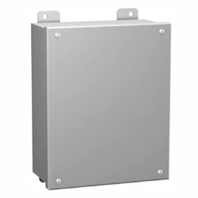 1414 SC Series Painted Mild Steel Enclosures with Lift  Off Screw Cover (No Hinge)     Includes Inner Mounting Panel