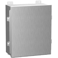 Type 4X Stainless Steel Junction Box 1414 N4 SS Series with Panel Installed