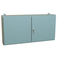 1422 Series Painted Steel Wall Mount Double Door Enclosures with 3 Point Latch Includes Inner Mounting Panel-14