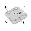 ABS Plastic Miniature Enclosures Snap   fit wall   mount.  Vented Sensor Enclosure-2