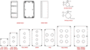 N4X PB Enclosure - 4 PB x 30.5mm - Polycarbonate-2