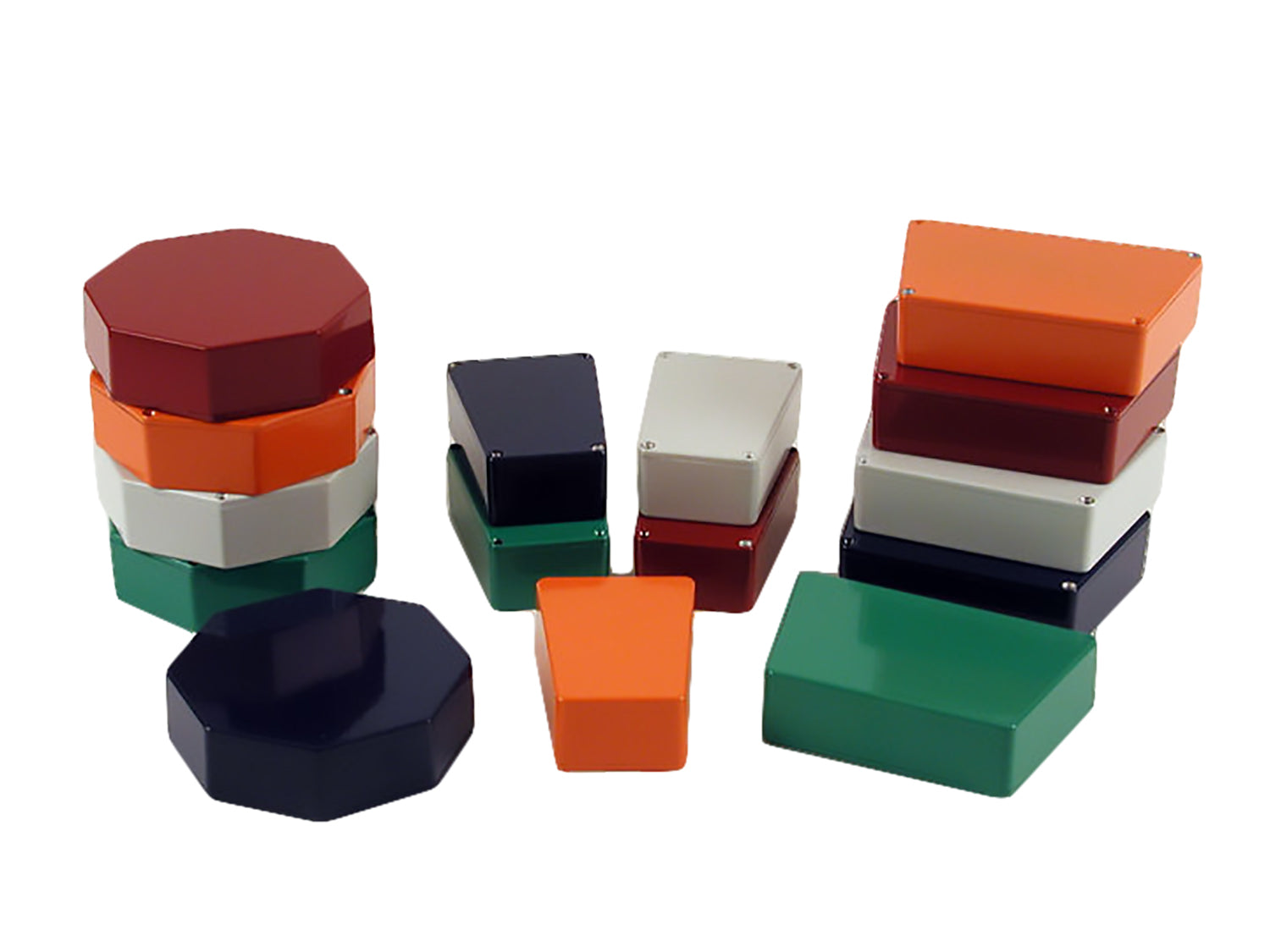 Buy orange Trapezoidal and Octagonal Painted Die   Cast &quot;Stomp Box&quot; Enclosures 1590   STOMP Series