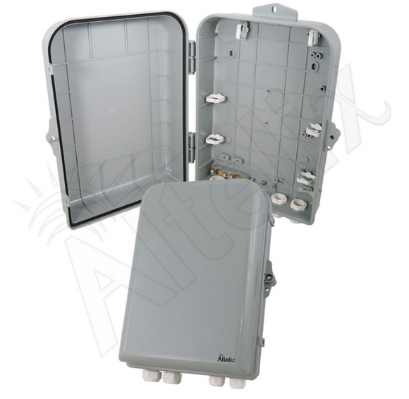 Altelix 15x10x5 NEMA 4X Polycarbonate + ABS Weatherproof Enclosure