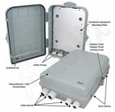 Altelix 15x10x5 NEMA 4X Polycarbonate + ABS Weatherproof Enclosure with Aluminum Mounting Plate-2
