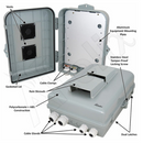 Altelix 15x10x5 Polycarbonate + ABS Vented Weatherproof Enclosure with Aluminum Mounting Plate-2