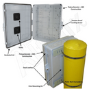 Altelix 17x14x6 PC + ABS Weatherproof Vented Utility Box NEMA Enclosure with Heavy Duty Pole Mount Kit-2