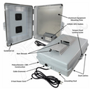 Altelix 17x14x6 Polycarbonate + ABS Vented Weatherproof NEMA Enclosure with Aluminum Mounting Plate, 120 VAC GFCI Outlets & Power Cord-2