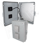 Altelix 17x14x6 Vented Polycarbonate + ABS Weatherproof NEMA Enclosure with 24 VDC Cooling Fan-1