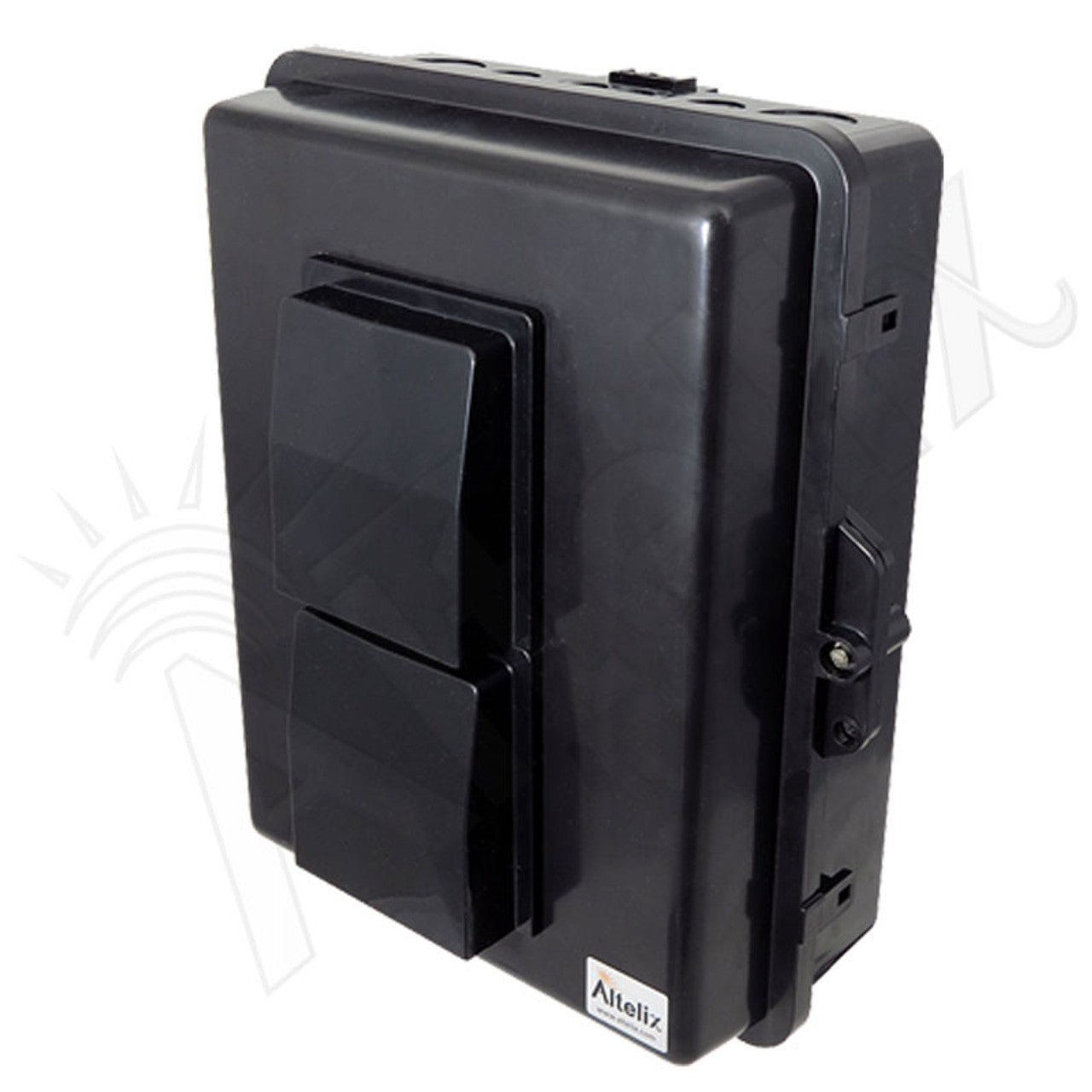 Altelix 14x11x5 PC + ABS Vented Weatherproof Utility Box NEMA Enclosure with Pole Mount Kit