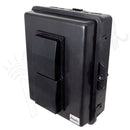 Altelix 14x11x5 PC + ABS Vented Weatherproof Utility Box NEMA Enclosure with Pole Mount Kit-3