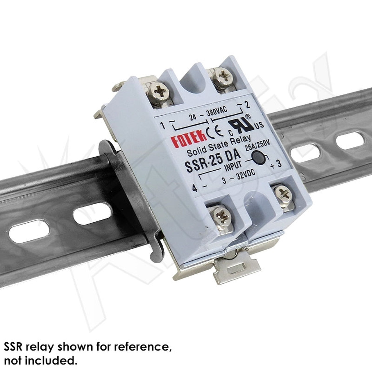 35mm DIN Rail Mounting Clip for SSR Type Relays-2