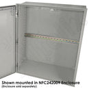 35mm Top Hat DIN Rail Kit for NFC242009 Series Enclosures-3