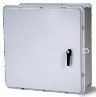 Integra - Genesis Line | 24x24x10 | Polycarbonate | Multiple Latching Options | Hinged | Integrated Mounting Flange