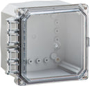 Integra - Premium Line | Hinged Cover | Clear | Mounting Feet | 6P-1