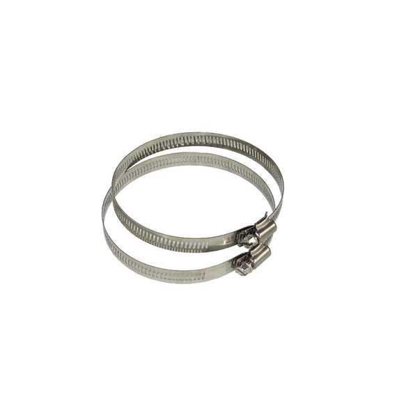 Adjustable Stainless Steel Mounting Bands for Pole Diameter up to 4 Inches - 2-Pack