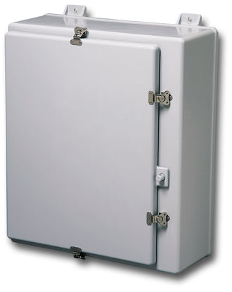 N4X   FG   Large Series     Fiberglass Enclosures with Twist Latch and Padlock Provision