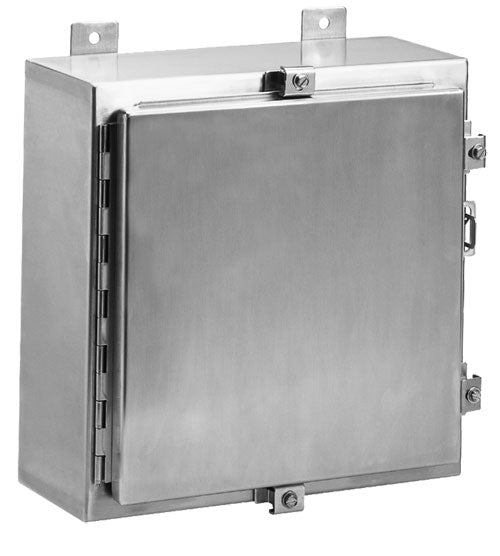 N4X6 Series     316L Stainless Steel Enclosures with Continuous Hinge and Clamped   Cover