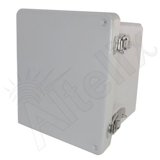 Altelix Fiberglass Weatherproof NEMA 4X Enclosure with Blank Aluminum Equipment Mounting Plate