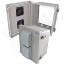 Altelix Fiberglass Vented Indoor / Outdoor RF Transparent WiFi Access Point Enclosure with Polyester Equipment Mounting Plate-1