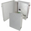 Altelix Fiberglass Weatherproof Heated NEMA Enclosure with 120 VAC Outlets & 200W Heater with Digital Temperature Controller-1