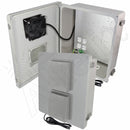 Altelix Fiberglass Vented & Heated Weatherproof NEMA Enclosure with Cooling Fan, 200W Heater, 120 VAC Outlets & Power Cord-1